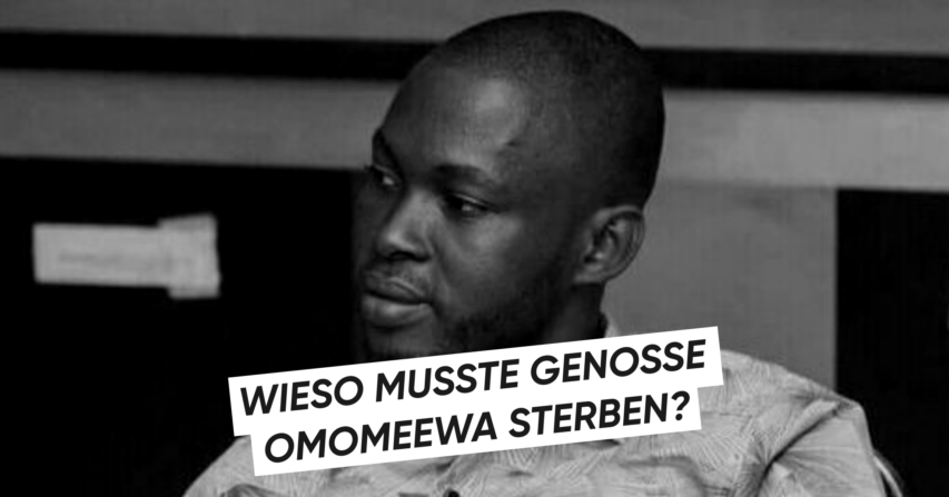 Wieso musste Genosse Omomeewa sterben? Wer sind seine Mörder?