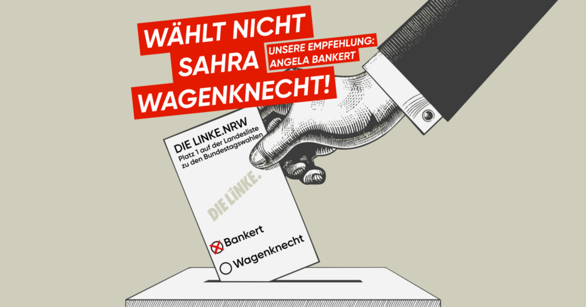 Aufruf an LVV-Delegierte: Wählt nicht Sahra Wagenknecht!