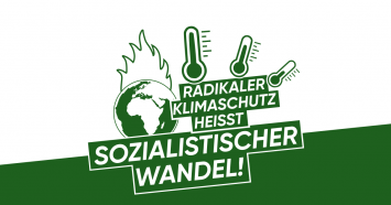 Radikaler Klimaschutz heißt Sozialistischer Wandel!